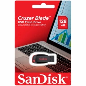 PKG: Cruzer Blade USB Flash Drive 128GB AM